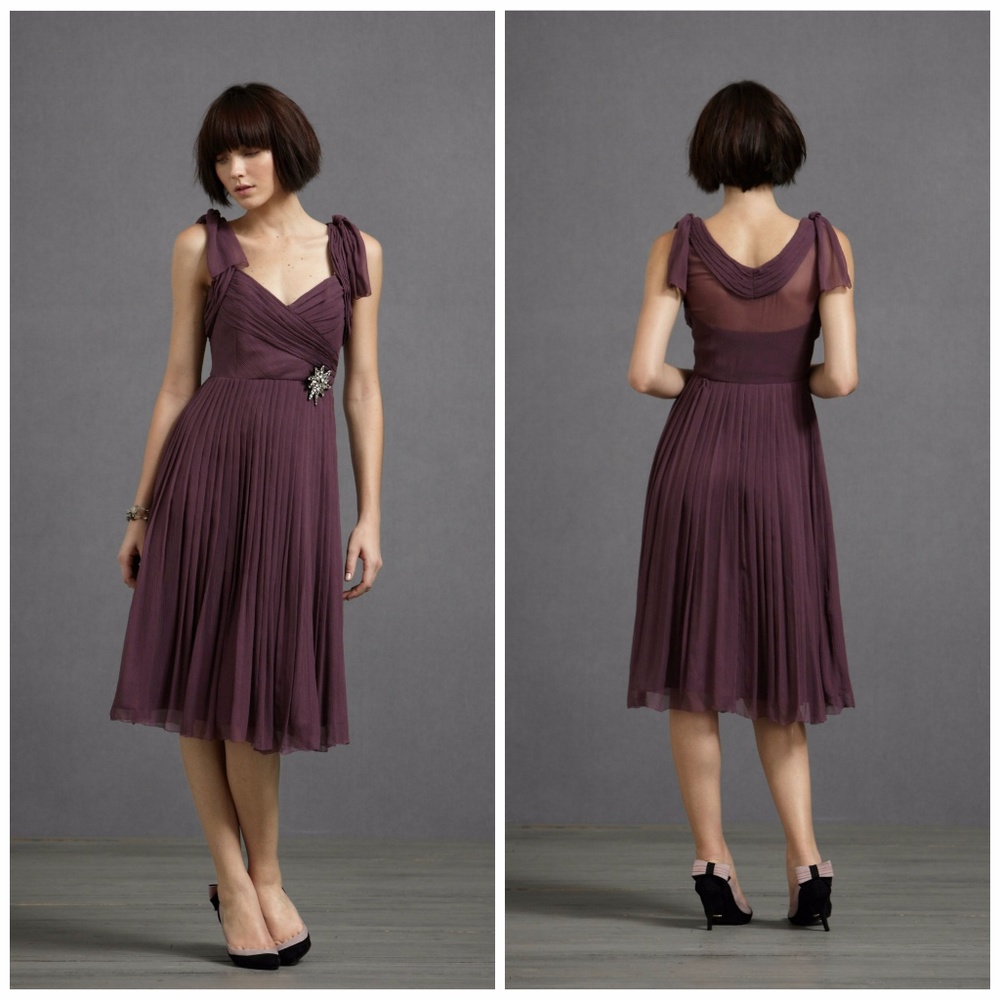 BHLDN Anthropologie Silk Chiffon SWAY-AND-SWIRL